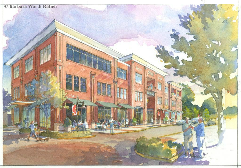 Residential repurposing in downtown outer suburb